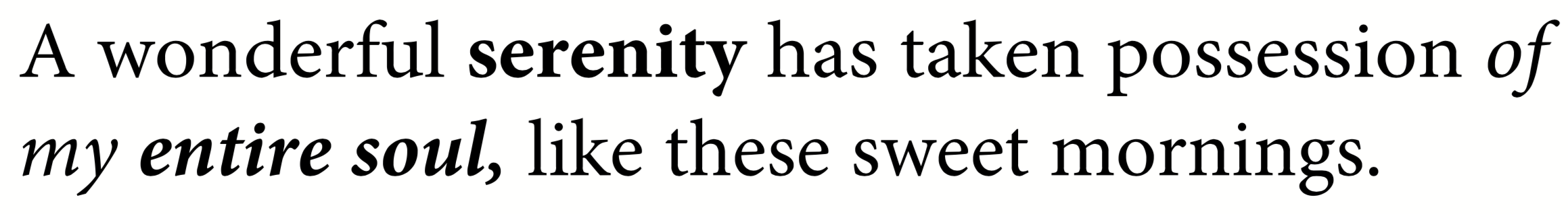 Text markup in layout. Underline (not shown) is possible with the command <U>.