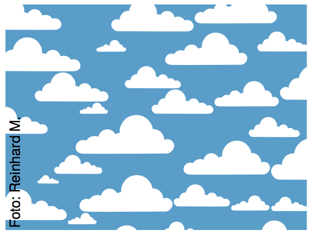 Table cell with text and an image in the background