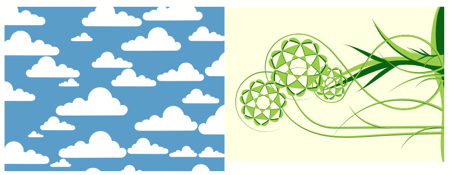 The second image is rotated by 90° because it is in portrait format.