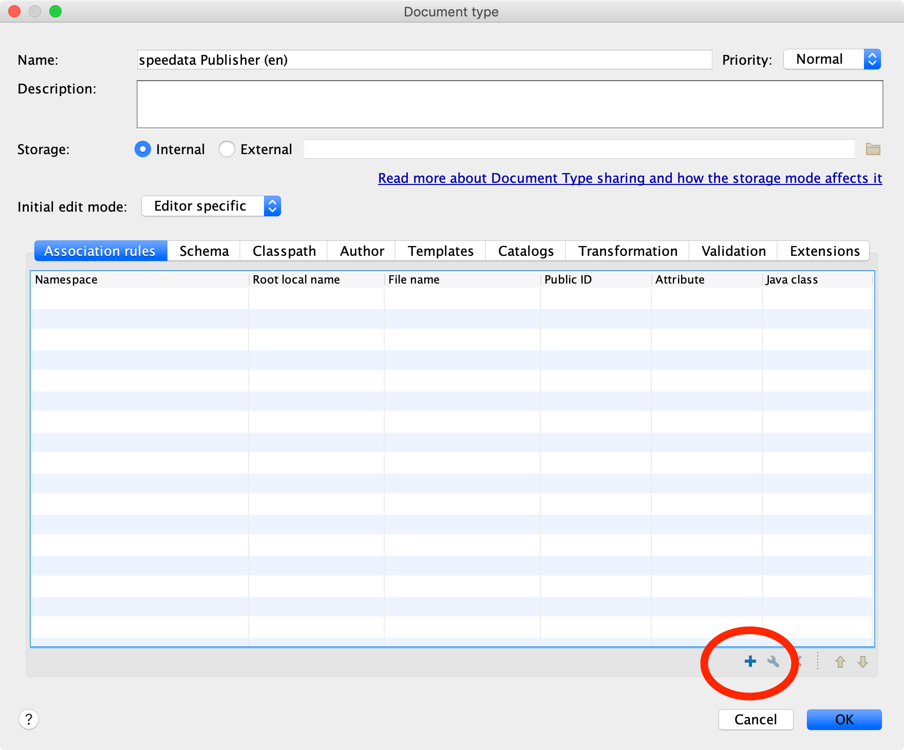 In the first tab you have to click on the &lsquo;+&rsquo; to create an assignment.